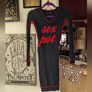 Betsey Johnson sweater dress size small